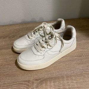 Soludos Roma Ivory Leather Sneaker Size 9.5